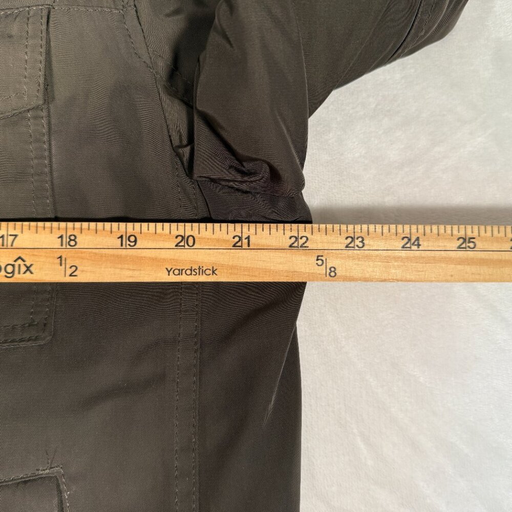 Tommy Hilfiger Bomber Jacket Men Size S Brown Pockets Full Zip Performance Coat - Picture 3 of 13